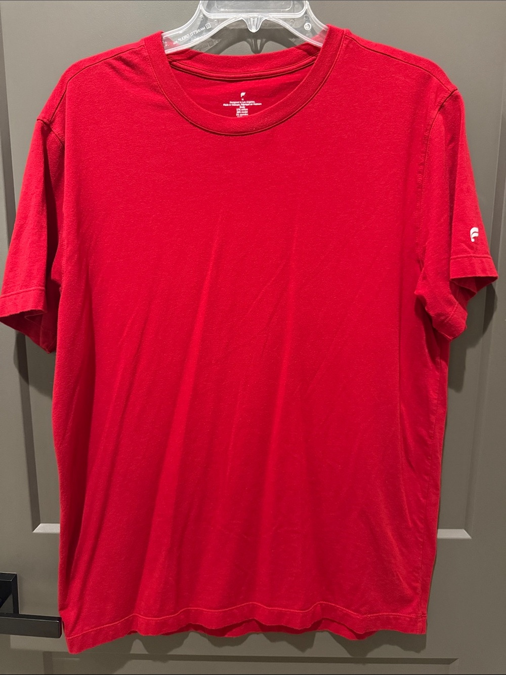 Fabletics Men’s Short Sleeve Crewneck T-Shirt - Red